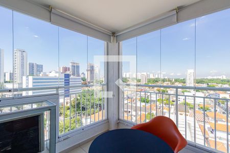 Varanda de kitnet/studio à venda com 1 quarto, 33m² em Chácara Santo Antônio (zona Sul), São Paulo