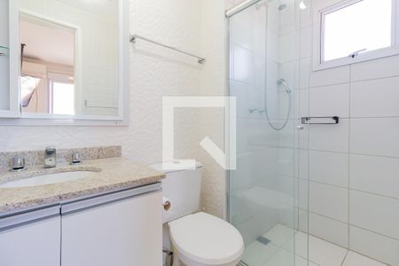 Banheiro de kitnet/studio à venda com 1 quarto, 33m² em Chácara Santo Antônio (zona Sul), São Paulo