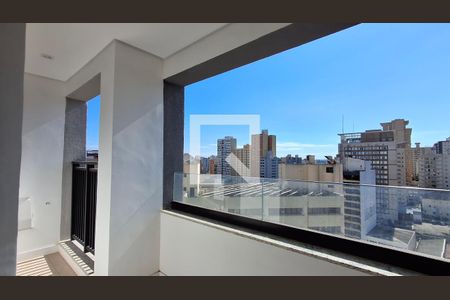 Varanda de apartamento para alugar com 1 quarto, 45m² em Centro, Campinas