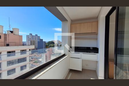 Varanda de apartamento para alugar com 1 quarto, 45m² em Centro, Campinas