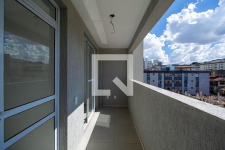 Varanda da Sala de apartamento à venda com 3 quartos, 71m² em Coração Eucarístico, Belo Horizonte