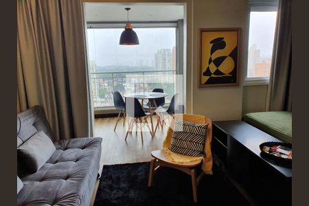 Sala/Quarto de apartamento para alugar com 1 quarto, 33m² em Chácara Santo Antônio (Zona Sul), São Paulo