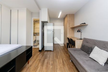 Studio de kitnet/studio para alugar com 1 quarto, 33m² em Chácara Santo Antônio (zona Sul), São Paulo