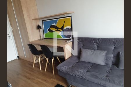 Sala/Quarto de apartamento para alugar com 1 quarto, 33m² em Chácara Santo Antônio (Zona Sul), São Paulo