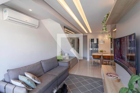 Sala 1 de apartamento à venda com 3 quartos, 147m² em Castelo, Belo Horizonte