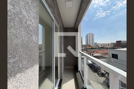 Varanda da Sala de apartamento para alugar com 1 quarto, 37m² em Vila Palmeiras, São Paulo