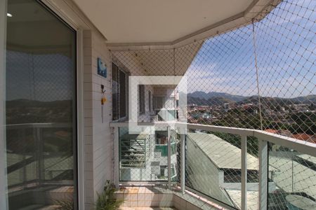 Sala - Varanda de apartamento à venda com 3 quartos, 119m² em Taquara, Rio de Janeiro