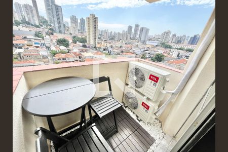 Varanda da Sala de apartamento à venda com 1 quarto, 48m² em Santana, São Paulo