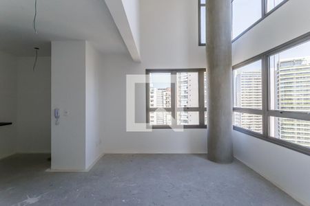 Sala de apartamento à venda com 1 quarto, 61m² em Indianópolis, São Paulo