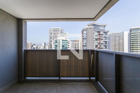 Varanda de apartamento à venda com 1 quarto, 61m² em Indianópolis, São Paulo