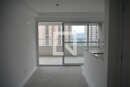 Sala de apartamento à venda com 3 quartos, 94m² em Vila Valparaíso, Santo André