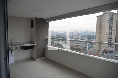 Varanda gourmet de apartamento à venda com 3 quartos, 93m² em Vila Valparaíso, Santo André