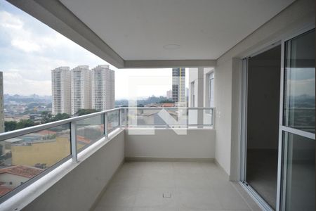 Varanda gourmet de apartamento à venda com 3 quartos, 93m² em Vila Valparaíso, Santo André