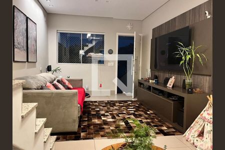 SALA de casa à venda com 3 quartos, 118m² em Jardim Textil, São Paulo