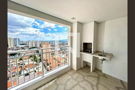 Varanda da Sala de apartamento à venda com 1 quarto, 48m² em Picanço, Guarulhos