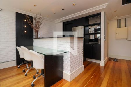 Sala/Cozinha de apartamento à venda com 1 quarto, 75m² em Cerqueira César, São Paulo