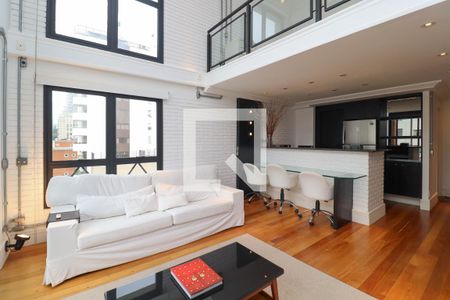 Sala/Cozinha de apartamento à venda com 1 quarto, 75m² em Cerqueira César, São Paulo