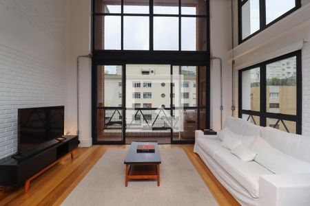 Sala/Cozinha de apartamento à venda com 1 quarto, 75m² em Cerqueira César, São Paulo