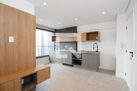 Sala e Cozinha de apartamento para alugar com 2 quartos, 46m² em Pinheiros, São Paulo