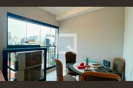 Sala de Jantar de apartamento à venda com 1 quarto, 35m² em Pinheiros, São Paulo
