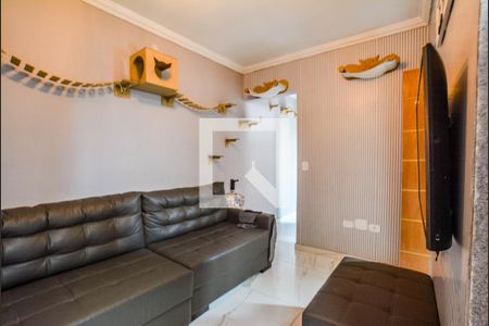 Sala de apartamento à venda com 3 quartos, 96m² em Vila Vitória, Santo André