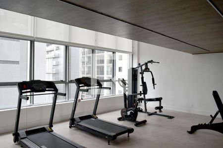 Área Comum - Academia de kitnet/studio à venda com 1 quarto, 32m² em Pinheiros, São Paulo