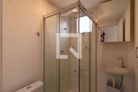 Banheiro de kitnet/studio para alugar com 1 quarto, 19m² em Água Branca, São Paulo