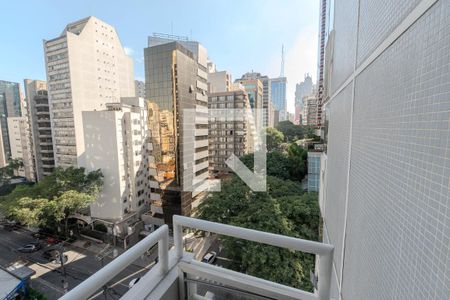 Vista de apartamento para alugar com 1 quarto, 39m² em Cerqueira César, São Paulo
