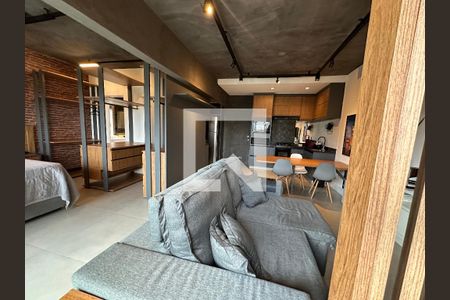 Sala de apartamento à venda com 1 quarto, 57m² em Alphaville Industrial, Barueri