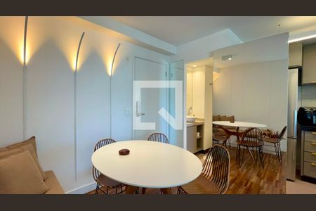 Sala de Jantar de kitnet/studio à venda com 1 quarto, 42m² em Pinheiros, São Paulo