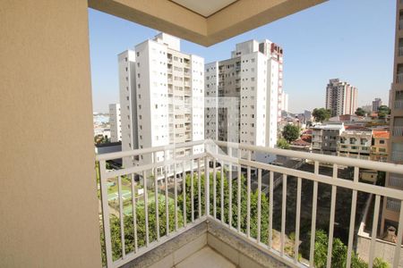 Varanda da Sala de apartamento para alugar com 2 quartos, 58m² em Vila Floresta, Santo André