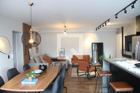 Sala e Cozinha integrada  de apartamento à venda com 2 quartos, 89m² em Vila Augusta, Guarulhos