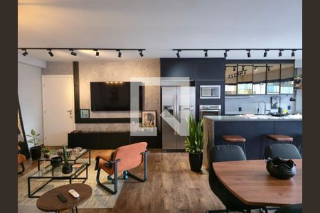 Sala e Cozinha integrada  de apartamento à venda com 2 quartos, 89m² em Vila Augusta, Guarulhos