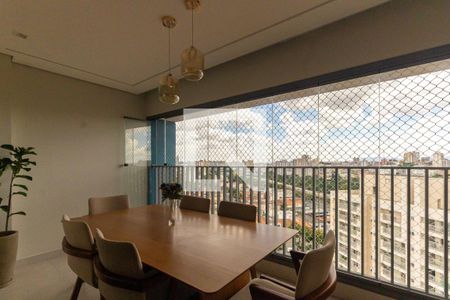 Varanda gourmet de apartamento à venda com 3 quartos, 80m² em Chácara Seis de Outubro, São Paulo