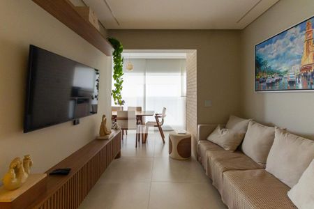 Sala de apartamento à venda com 3 quartos, 80m² em Chácara Seis de Outubro, São Paulo