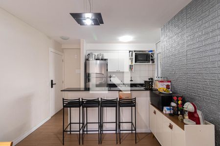 Sala/Cozinha/Área de Serviço  de apartamento à venda com 2 quartos, 55m² em Colônia (zona Leste), São Paulo