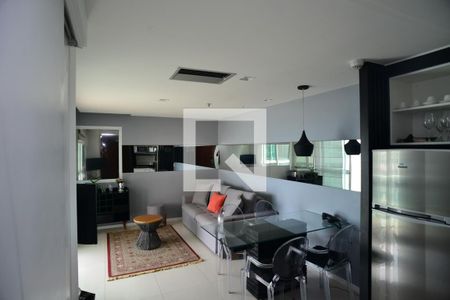 Sala de apartamento para alugar com 1 quarto, 66m² em Barra da Tijuca, Rio de Janeiro