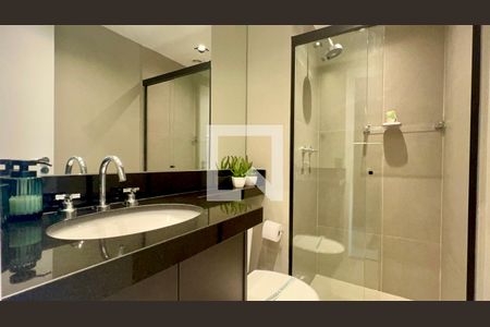 Banheiro de kitnet/studio à venda com 1 quarto, 20m² em Jardim Paulista, São Paulo