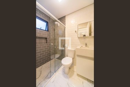 Banheiro Social de apartamento para alugar com 3 quartos, 130m² em Vila Valparaíso, Santo André