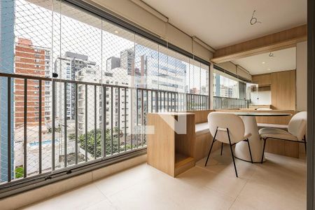 Sala/Cozinha de apartamento para alugar com 1 quarto, 44m² em Paraíso, São Paulo