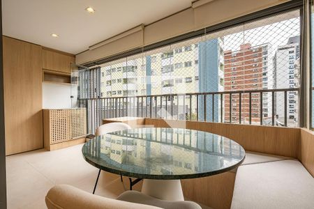 Sala/Cozinha de apartamento para alugar com 1 quarto, 44m² em Paraíso, São Paulo