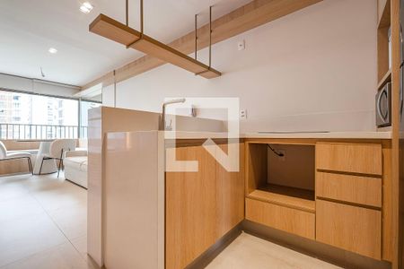 Sala/Cozinha de apartamento para alugar com 1 quarto, 44m² em Paraíso, São Paulo