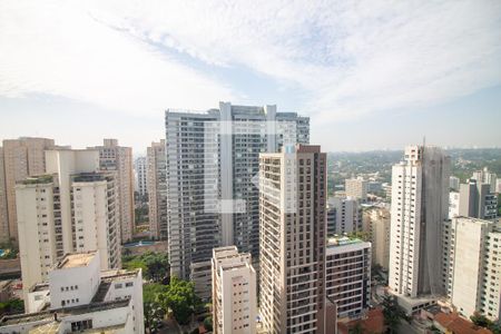 Vista da Sala de apartamento à venda com 4 quartos, 167m² em Jardim das Acacias, São Paulo