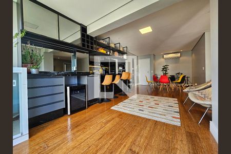 Sala/Cozinha de apartamento à venda com 2 quartos, 92m² em Brooklin, São Paulo