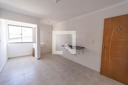 Sala/Cozinha e Área de Serviço de apartamento para alugar com 1 quarto, 30m² em Vila Rio Branco, São Paulo