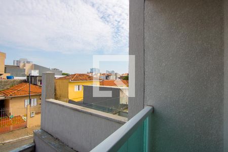 Varanda da sala de apartamento à venda com 3 quartos, 65m² em Parque Industriario, Santo André