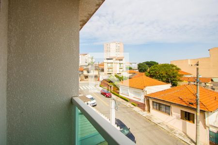 Varanda da sala de apartamento à venda com 3 quartos, 57m² em Parque Industriario, Santo André