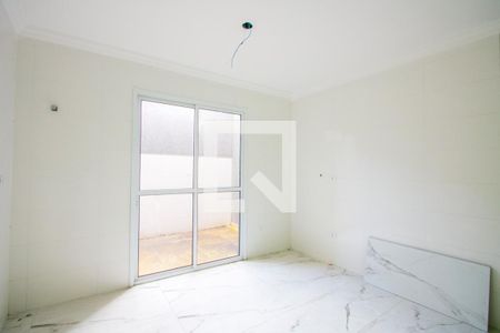 Sala/Cozinha de apartamento à venda com 2 quartos, 57m² em Parque Industriario, Santo André