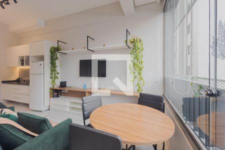 Sala de apartamento para alugar com 1 quarto, 31m² em Pinheiros, São Paulo