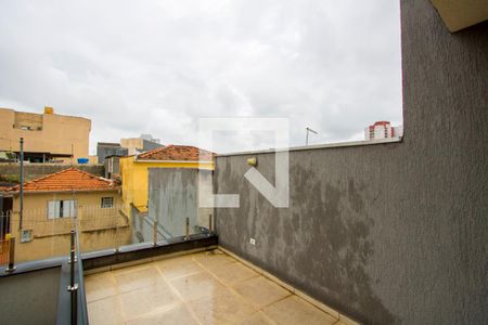 Varanda da sala de casa à venda com 3 quartos, 138m² em Vila Humaita, Santo André